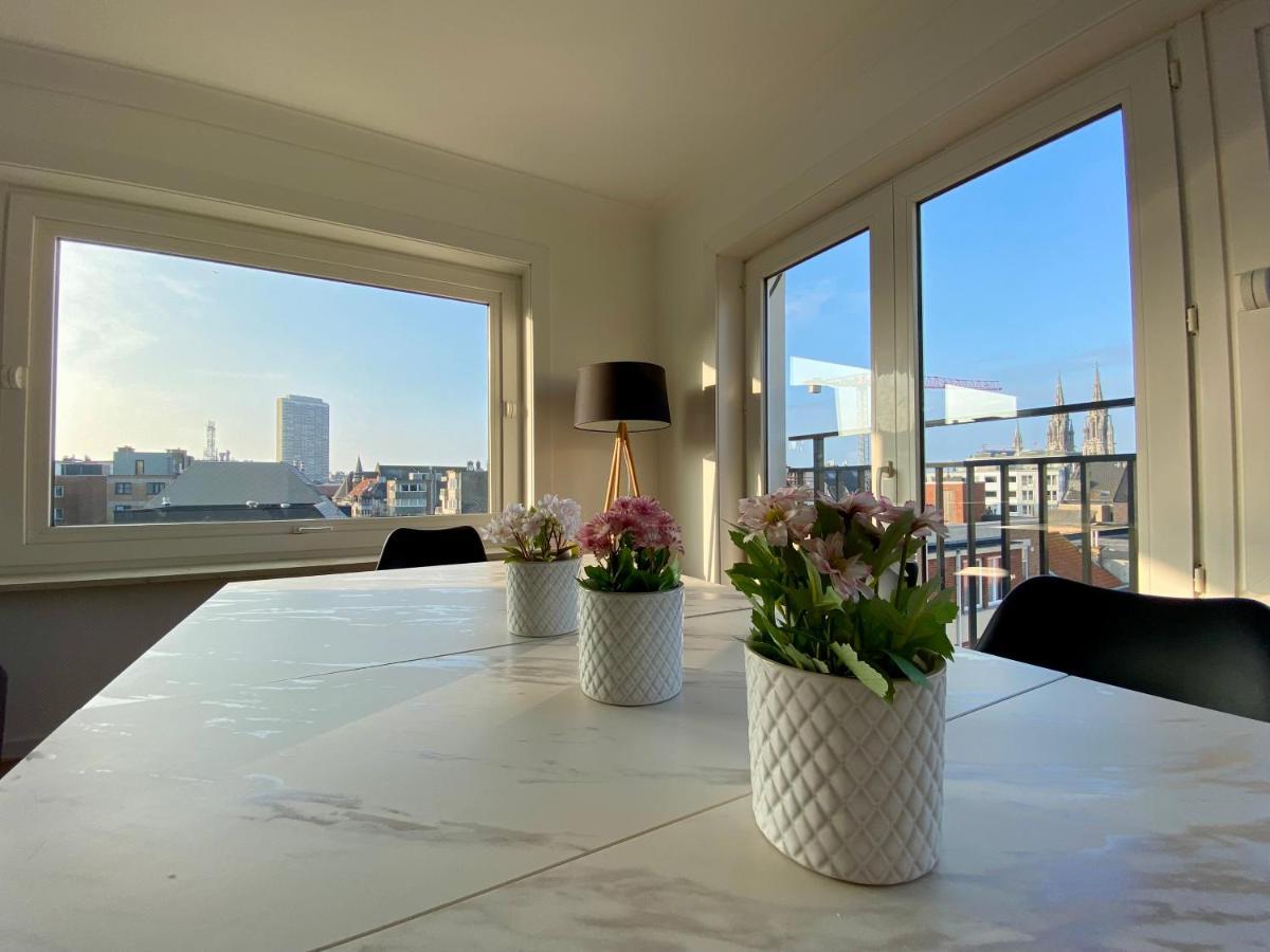Luxury 3 Bedroom Apartment On The Top Floor With Panoramic View Ostende Kültér fotó